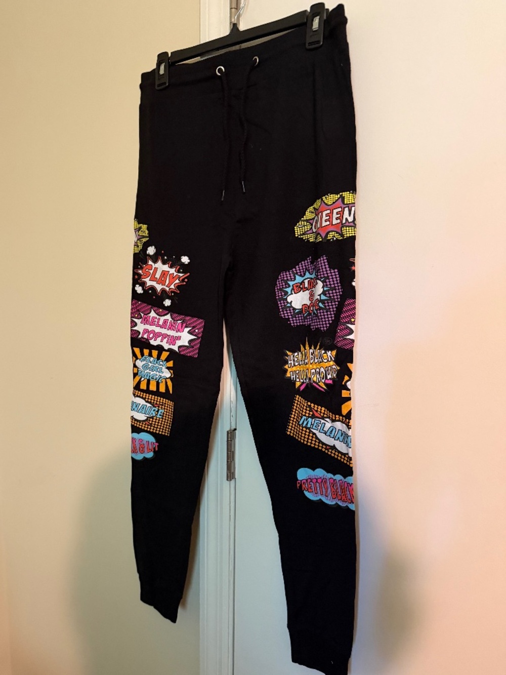 cartoonish sweatpants